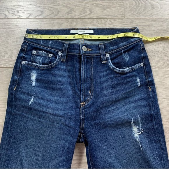 REVOLVE Tularosa Nora High Rise Raw Hem Distressed Jeans in Delhi - Picture 14 of 15